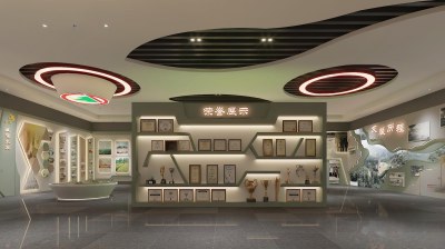 现代展厅3D模型下载